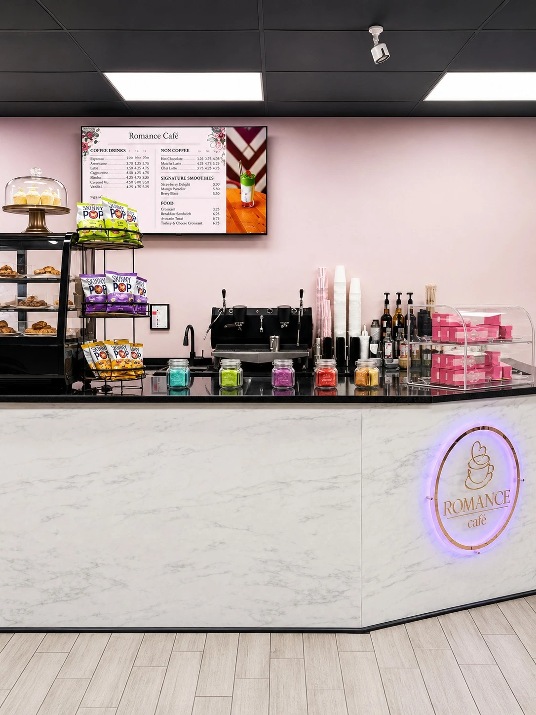 Galería Romance Cafe — barra